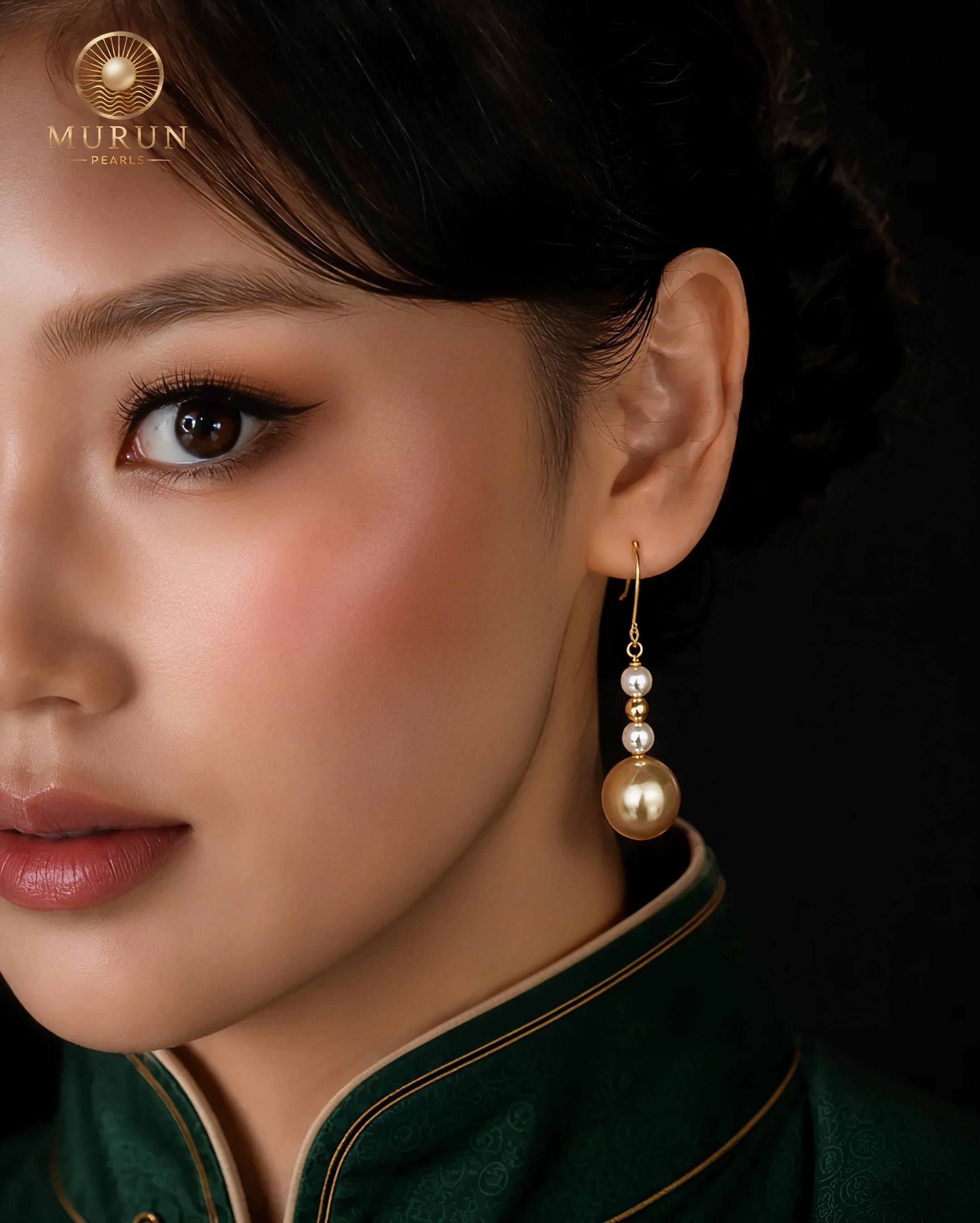 Akoya & South Sea Pearl Drop Earrings