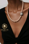 GIA Certified Akoya Pearl Necklace 9.0–9.45mm – Classic White | Murun Pearls Bali